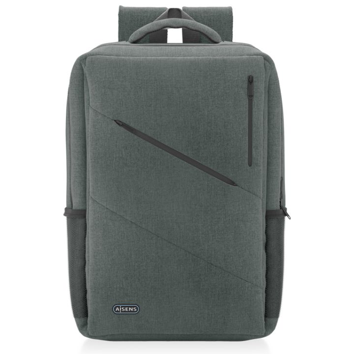 AISENS Urban and Office Backpack for 15.6" Laptop, Gray