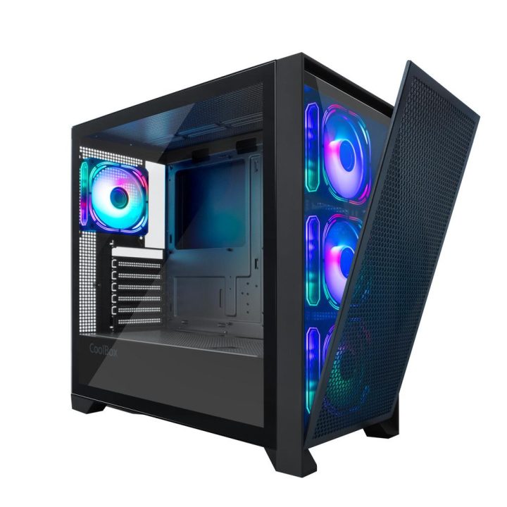 CoolBox GAMING ATX CASE GE2000 DUALVIEW USB-C 3.2 GEN1 + 4 FRONT ARGB…