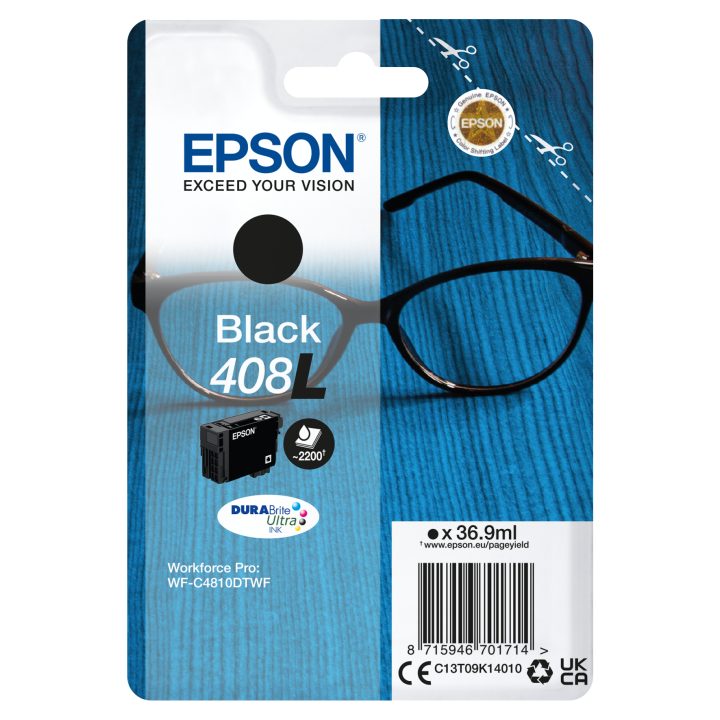 Epson Black Ink 408L DURABrite Ultra Glasses