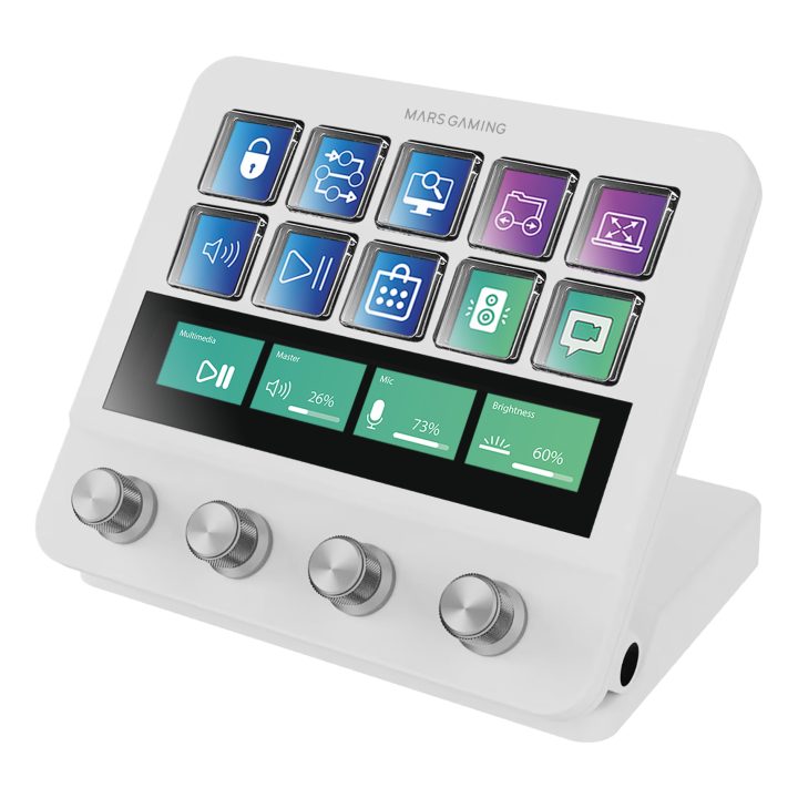 Mars Gaming MS-DPROW White 10 Buttons