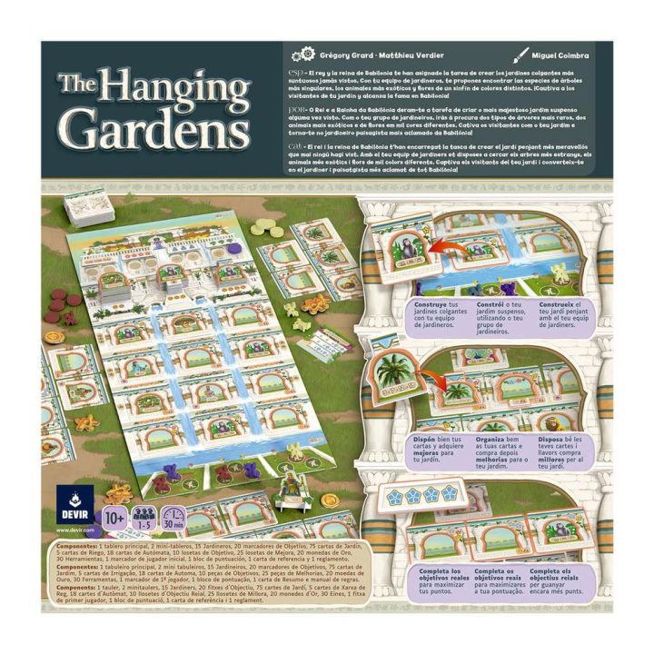 Devir Jogo de tabuleiro The Hanging Gardens (BGHAGATR)