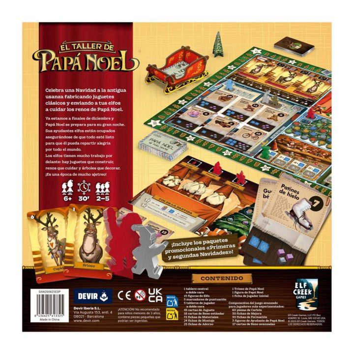 Devir Jogo de mesa O Ateliê do Pai Natal (BGTAPAES)