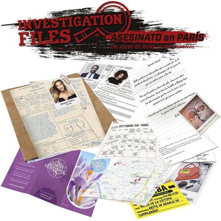 Jogo de tabuleiro Investigation Files: Assassinato em Paris PEGI 14…