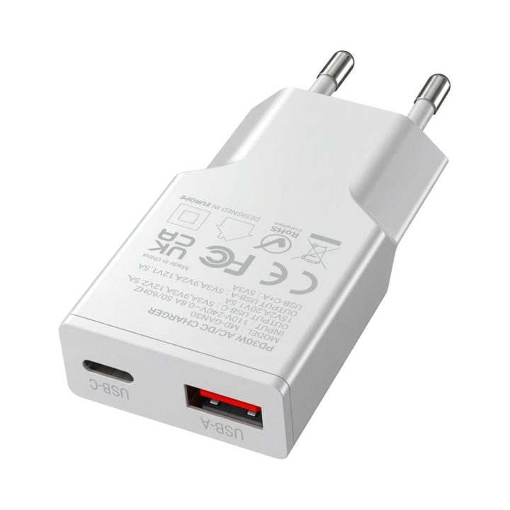 Mars Gaming MDGAN30W carregador de dispositivo móvel Branco