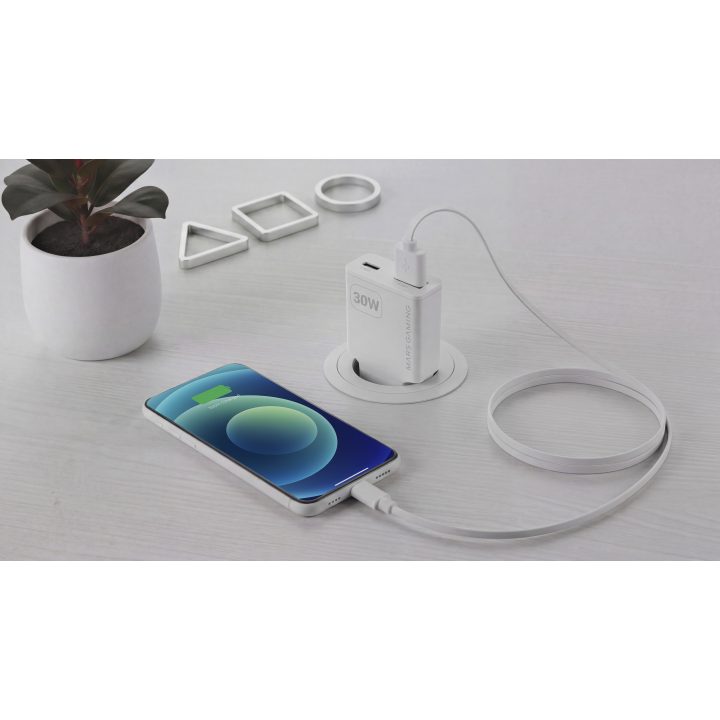 Mars Gaming MDGAN30W carregador de dispositivo móvel Branco