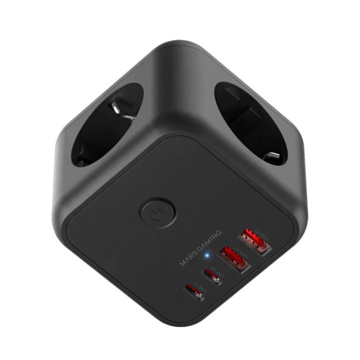 Mars Gaming MDCUBE20 Mobile Device Charger Black