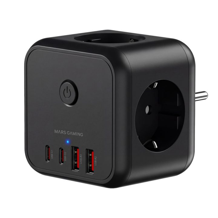 Mars Gaming MDCUBE20 Mobile Device Charger Black