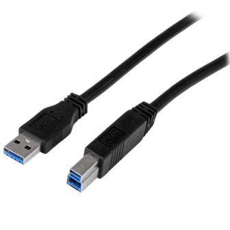 StarTech.com Cabo Certificado 1m USB 3.0 (5Gbps) Super Speed USB B…
