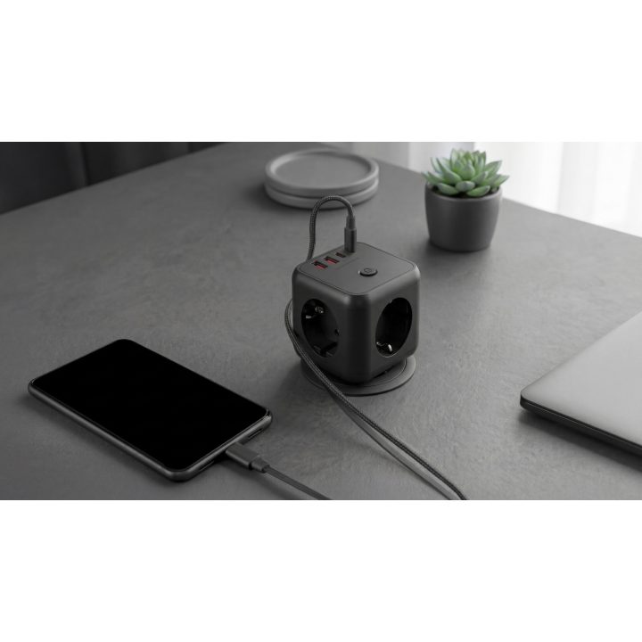 Mars Gaming MDCUBE20 Mobile Device Charger Black