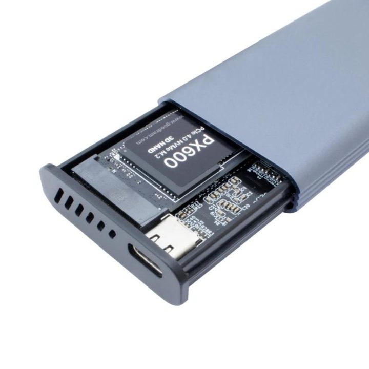 CoolBox CAIXA/CARCAÇA SSD M.2 NVME/SATA LCD MINICHASE PS32 USB3.2…
