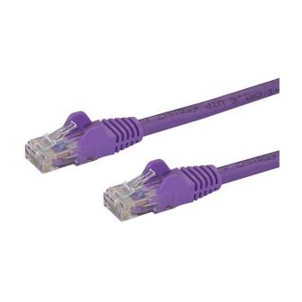 StarTech.com 1m Purple Cat6 UTP Ethernet Gigabit RJ45 Snagless…