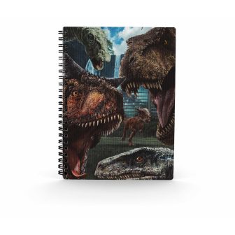 Libreta SD toys efecto 3d selfie jurassic world (UNI25427)
