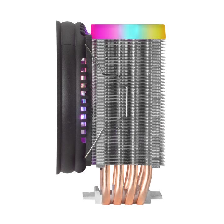 Mars Gaming Dual ARGB CPU Cooler, 4 HCT Heatpipes, 160 W TDP…