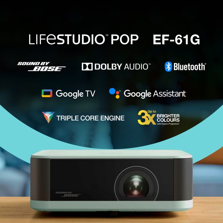 Epson Home Cinema Lifestudio Pop — EF-61G Ice Green