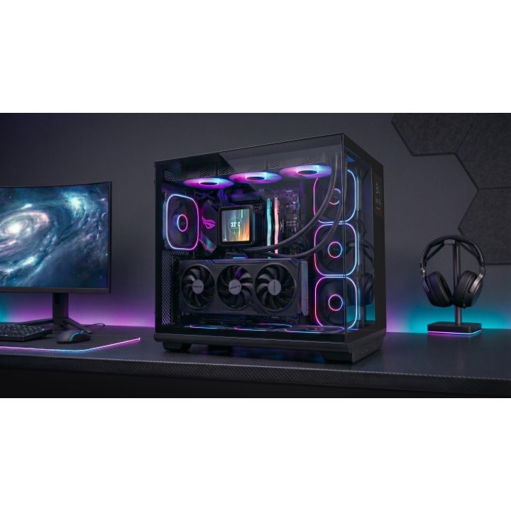 Mars Gaming MCREVPRO Black Midi Tower PC Case
