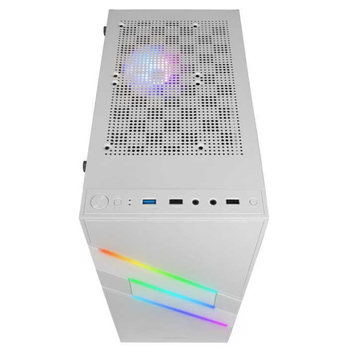 Mars Gaming MC-U3, Caixa PC Gaming ATX XL, Frontal Triple ARGB…