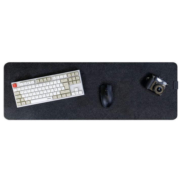 Phoenix technologies Phoenix Sizigia Premium Felt Desk Mat Dark Gray…