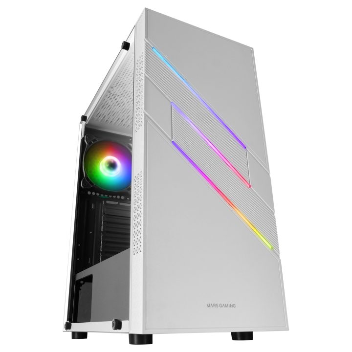 Mars Gaming MC-U3, Caixa PC Gaming ATX XL, Frontal Triple ARGB…