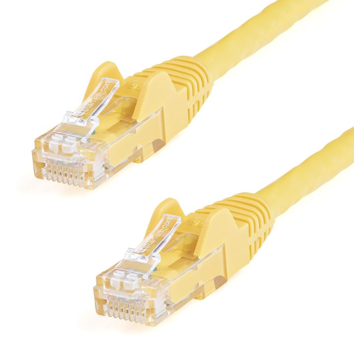 StarTech.com Cable de 1,5m Cat6 Ethernet de Red Amarillo - RJ45 sin…