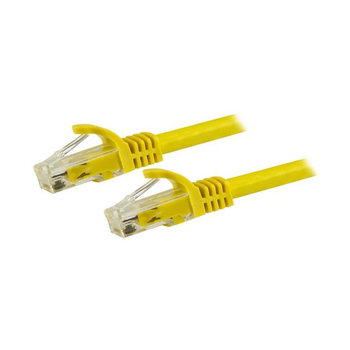 StarTech.com Cable de 1,5m Cat6 Ethernet de Red Amarillo - RJ45 sin…
