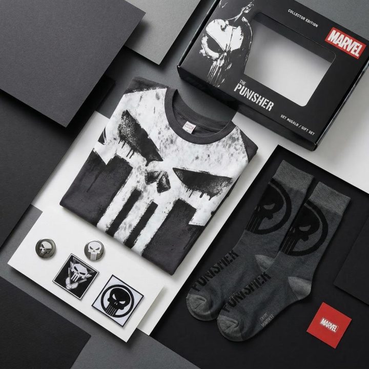 Cerdá Punisher Single Jersey T-Shirt Set M (2900003837)