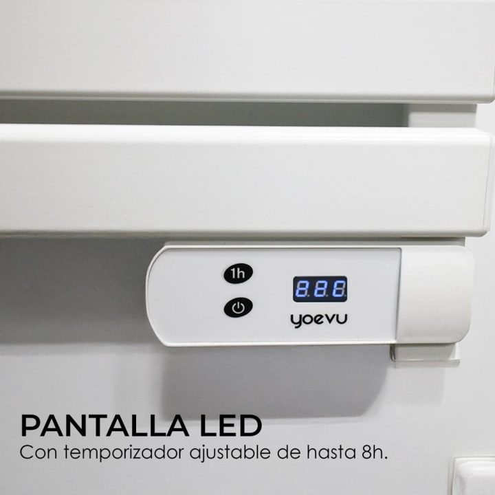 Yoevu - radiador toalha elétrico baixo consumo 500W IP24 branco…