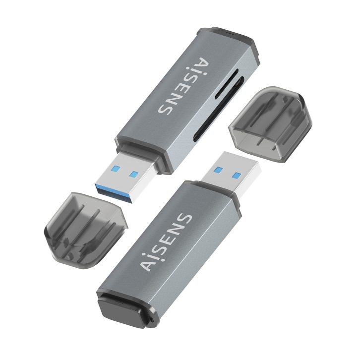 AISENS Leitor de Cartões SD, Micro SD, MMC, RS-MMC, MMC Micro, USB-A…