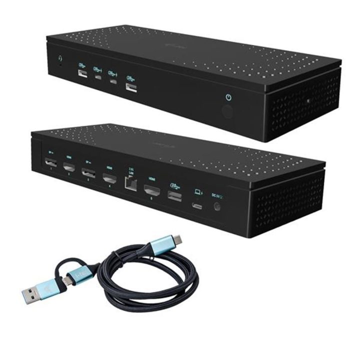 i-tec Universal 5x 4K/60Hz Display Docking Station + Power Delivery…