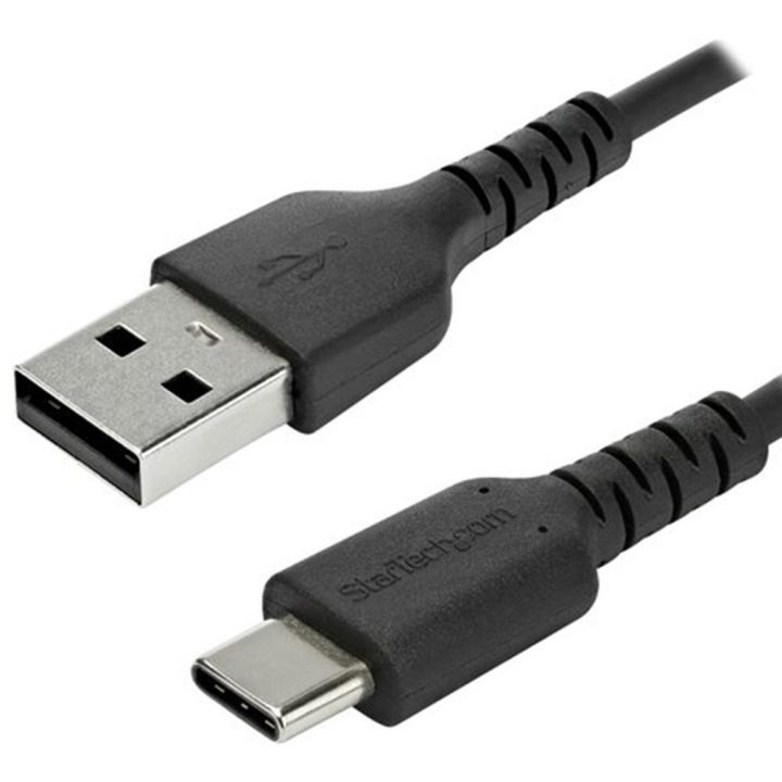 StarTech.com 1m USB-A to USB-C Charging Cable - Heavy Duty USB 2.0…