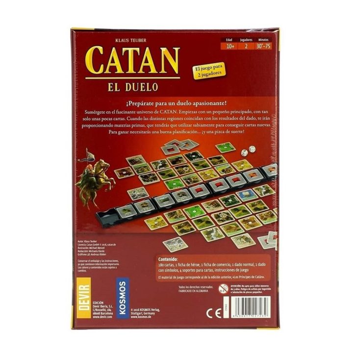 Jogo de tabuleiro Devir Catan O Duelo PEGI 10 2 jogadores (BGCATDU)