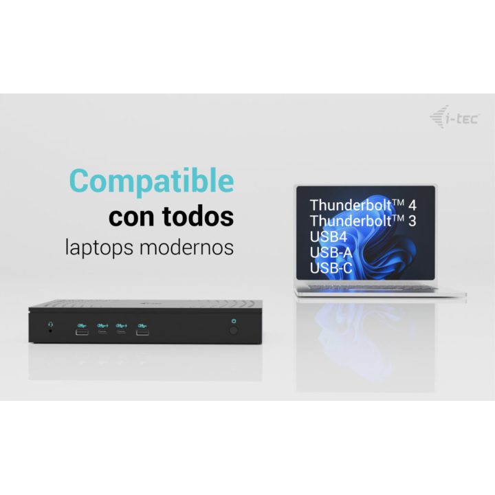 i-tec Universal 5x 4K/60Hz Display Docking Station + Power Delivery…