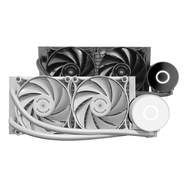 Mars Gaming ML-PRO240, Professional CPU Liquid Cooler, 450W TDP, 2…