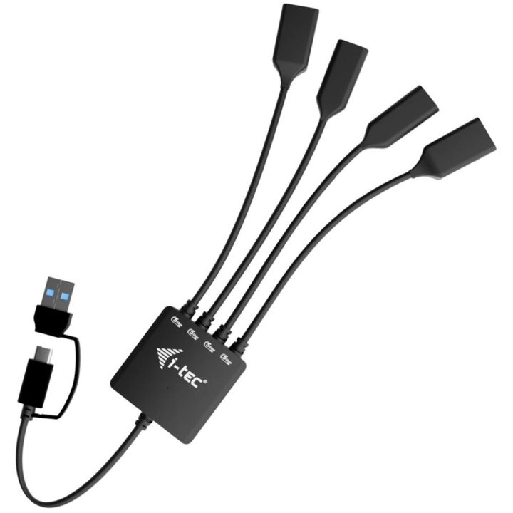 i-tec USB-C/USB-A Cable HUB 4 portas (2x USB-C, 2x USB-A)