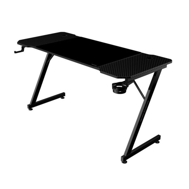 Mars Gaming MGD-X140, Ergonomic Gaming Desk, Carbon Fiber Surface…