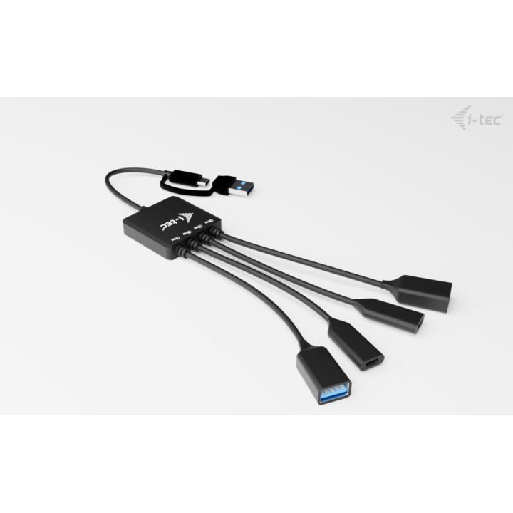 i-tec USB-C/USB-A Cable HUB 4 portas (2x USB-C, 2x USB-A)