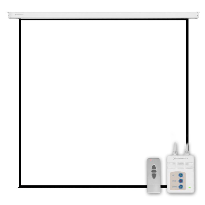 Phoenix Technologies Electric Video Projector Screen Wall and Ceiling…