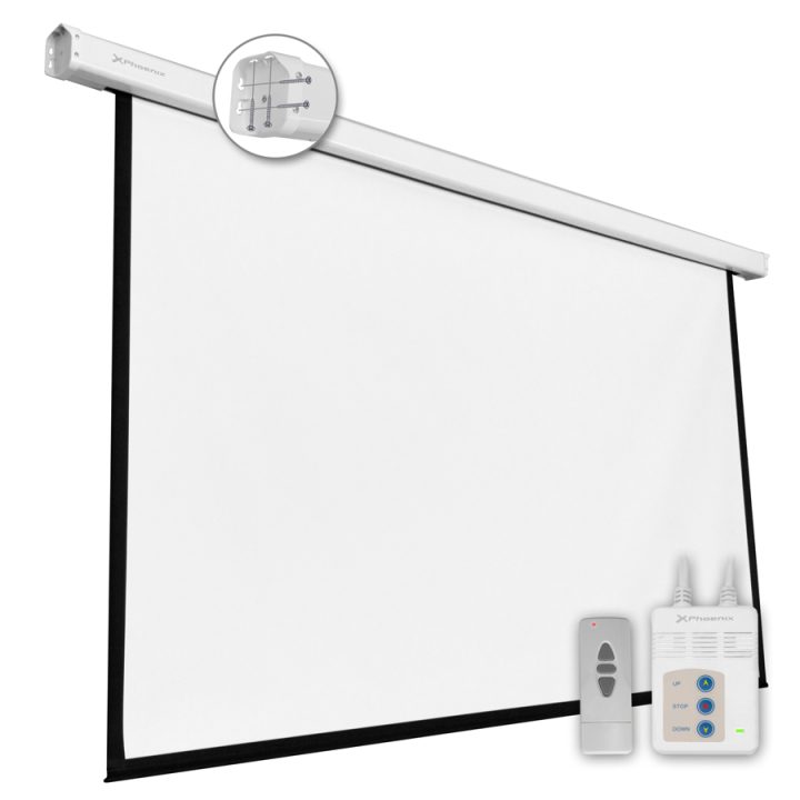 Phoenix Technologies Electric Video Projector Screen Wall and Ceiling…