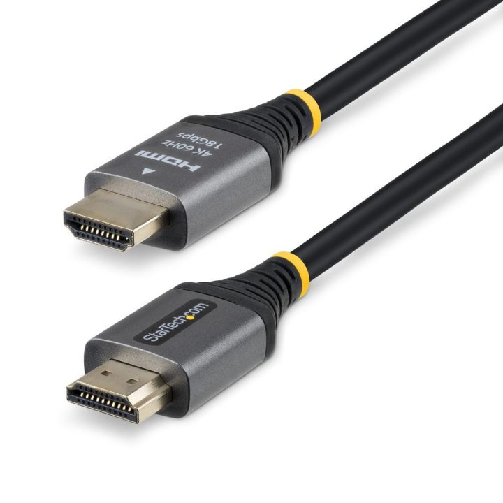 StarTech.com Cable de 1m HDMI 2.0 Certificado Premium - Cable HDMI…