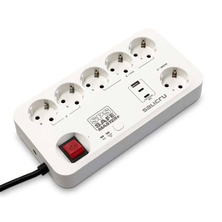 Salicru SPS SAFE MASTER+ Branco 6 saídas AC 230 V 1,4 m