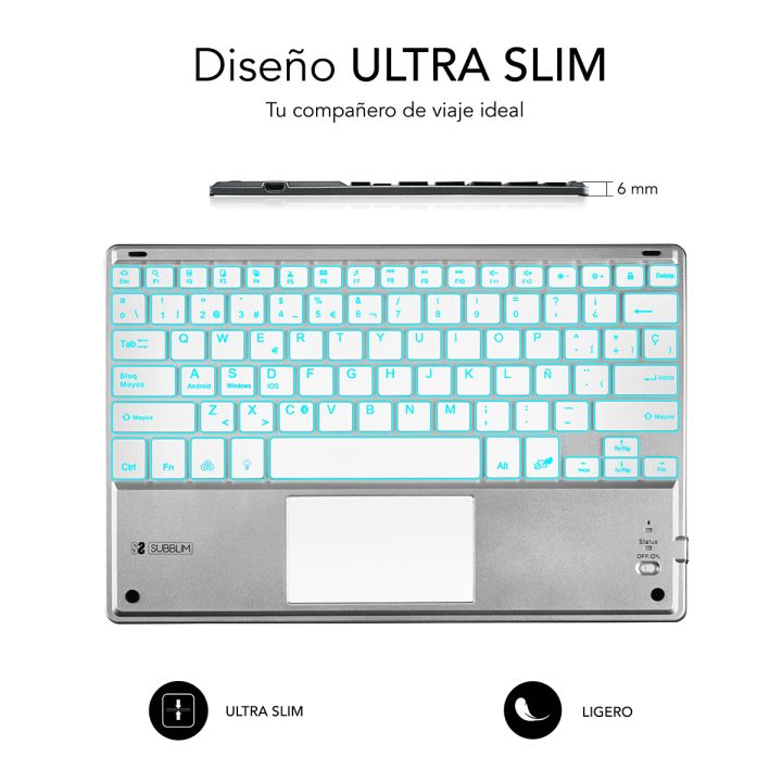 Teclado para tablet Subblim sub-kbt-SMBT50 sem fios