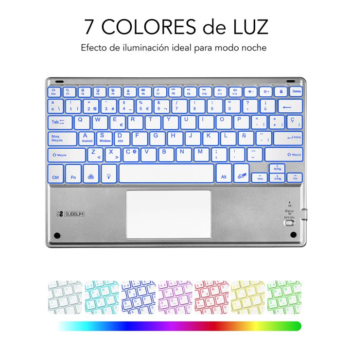 Subblim sub-kbt-SMBT50 Wireless Tablet Keyboard