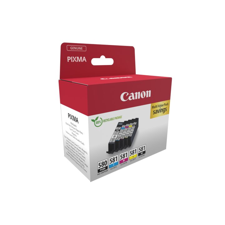 Canon 2078C007 cartucho de tinta 5 peça(s) Original Preto, Azul…