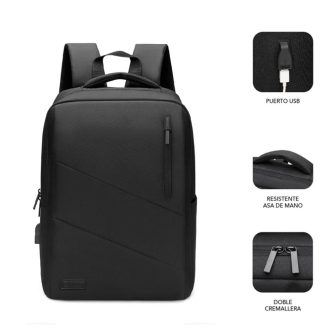 Mochila Subblim city backpack para portátil 15,6 polegadas preto…