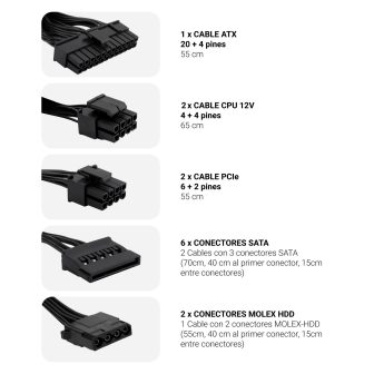 CoolBox ATX Power Supply PowerLine III 850W 85%EFI