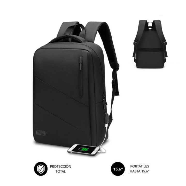 Subblim City Backpack for 15.6-inch Laptop Black (SUB-BP-2BL2002)