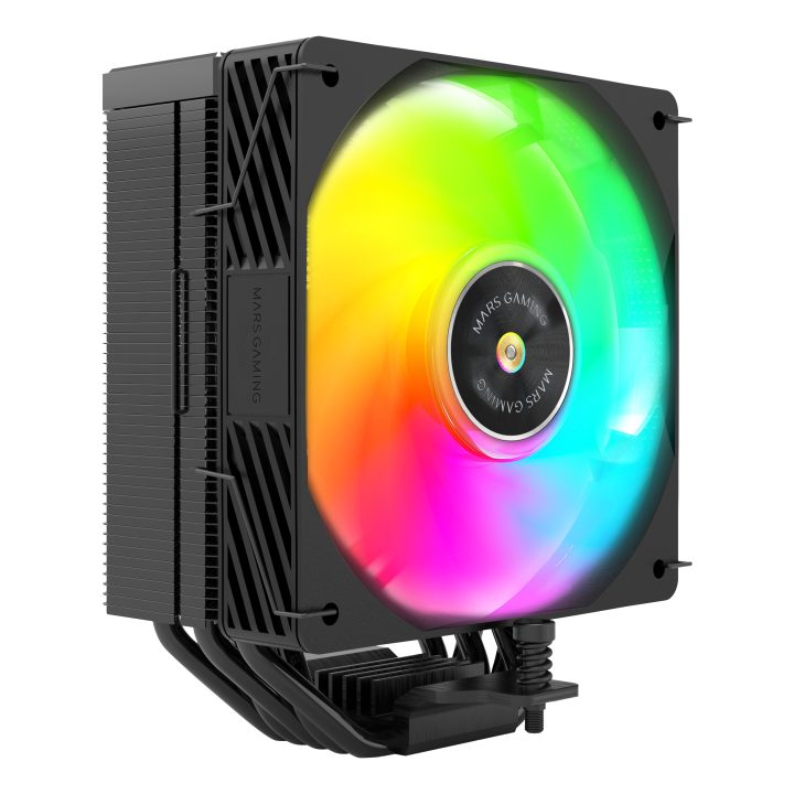 Mars Gaming MCPUX5ARGB PC Cooling System CPU Air Cooler 12 cm Black 1…