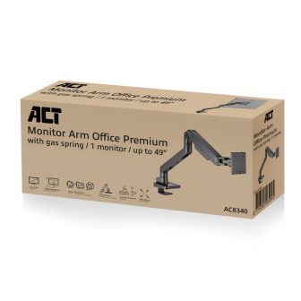 ACT AC8340 soporte para monitor 49" Escritorio Negro