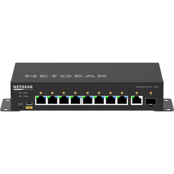 NETGEAR GSM4210PD Managed L2/L3 Gigabit Ethernet (10/100/1000) Power…