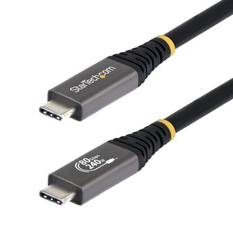 StarTech.com Cable USB4 50cm - Cable USB-C Certificado USB-IF -…