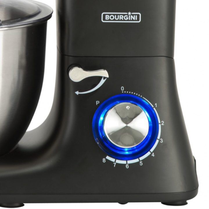 Amasadora Bourgini kitchen chef plus 5.52l negra (225041)